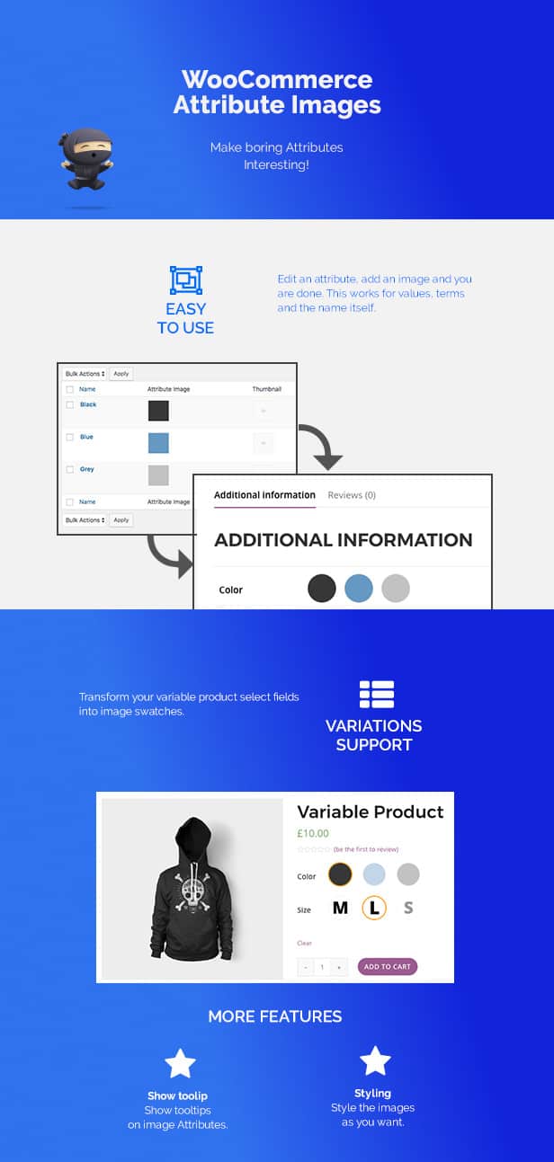 WooCommerce Attribute Images Features