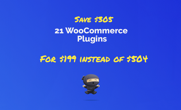 21 complementos de WooCommerce por $ 199 en lugar de $ 504